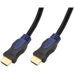 Кабель HDMI Wize WAVC-HDMI-0.5M 0.5 м, v.2.0b, 19M/19M, 4K/60 Hz 4:4:4,30 AWG, HDCP 1.4, HDCP 2.2, Ethernet, позолоченные разъемы, экран, черный 135794 (артикул 26917172) – фото 1