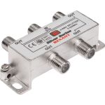 Антенный делитель REXANT f-типа на 4 tv + f-разъемы, 5-1000 мгц 06-0047-C (артикул 28395380) – фото 1