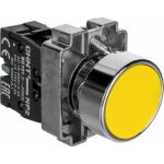 Кнопка управления CHINT NP2-BA51 без подсветки желт. 1НО IP40 574844 (артикул 22905435) – фото 1