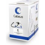 Кабель Cabeus витая пара, категория 5e, 4 пары, одножильный, черный, UTP-4P-Cat.5e-SOLID-LSZH-BK (артикул 16315541) – фото 1