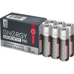 Алкалиновая батарейка ENERGY Pro LR6/16S (АА) 104978 (артикул 23129541) – фото 1