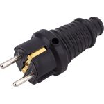 Штепсельная вилка MONO ELECTRIC с заземлением, каучук, в упаковке 170-010102-805 (артикул 16460623) – фото 1
