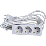 Сетевой удлинитель PERFEO с заземлением POWERMATE 7 м 3 розетки белый 30 012 520 (артикул 16088805) – фото 1