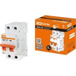 Автоматический выключатель TDM ВА47-60 2Р 50А 6кА характеристика С SQ0223-0098 (артикул 20751165) – фото 1