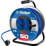 Силовой удлинитель ПВС ЗУБР на стальной катушке 3x2.5 50м 55102-50 (артикул 26943014) – фото 1