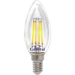 Светодиодная лампа General Lighting Systems FIL диммируемая, свеча CS-8W-E14 686800 (артикул 16165353) – фото 1