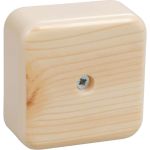Распаячная коробка IEK км41205-04 для о/п 50x50x20мм сосна UKO10-050-050-020-K34-E (артикул 28938068) – фото 1