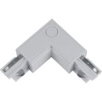 L-образный соединитель для шинопроводов Uniel трехфазный SILVER 1 POLYBAG UBX-A21 9764 (артикул 19563420) – фото 1
