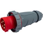 IEK Вилка переносная ССИ-035 63А-6ч/200/346-240/415В 3Р+РЕ+N IP67 MAGNUM PSN02-063-5 (артикул 16302713) – фото 1