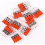 Строительно-монтажная клемма Volsten V02-9w-2273-203 (СМК, с пастой cu/pb 3 провода до 2,5 мм, 32А, 450 В, 10 шт) 15238 (артикул 29831474) – фото 1
