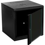 Серверный настенный шкаф W&T 12U 600х600 19 дюймов черный C126060BWTWOF (артикул 19636506) – фото 1