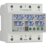 Реле контроля напряжения и тока РЕЛЕОН 3L; 400В AC; 63А, RV123840063 (артикул 28674380) – фото 1