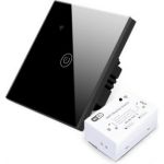 Умный беспроводной выключатель Sibling чёрный 1 клавиша Powerlight-M1 00-00003353 (артикул 18818436) – фото 1