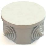 Распаечная коробка с крышкой ОП D65х40мм, IP54, 4вх. TDM SQ1401-0501 (артикул 15516444) – фото 1