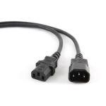 Сетевой кабель Wize CAC6-C13-C14-3M 3 м, C13-С14, 6 А, черный, пакет 121659 (артикул 26917574) – фото 1