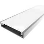 Комплект алюминиевого профиля LEDCRAFT с экраном и заглушками LC-LP1050M44-1 1638000068 (артикул 26927858) – фото 1