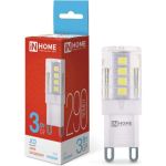 Светодиодная лампа IN HOME LED-JCD 3Вт 230В G9 6500К 290Лм 4690612036281 (артикул 28202984) – фото 1