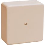Распаячная коробка IEK км для о/п 75x75x20мм сл. кость UKO10-075-075-020-K32-E (артикул 28938110) – фото 1