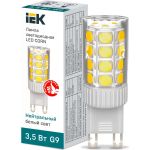 Светодиодная лампа IEK corn капсула 3,5вт 230в 4000к керамика g9 LLE-CORN-4-230-40-G9 (артикул 27056936) – фото 1