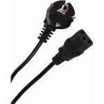 Компьютерный кабель AOpen/Qust розетка 220V угловая Евровилка VDE 3G*0,5mm2 Aopen ACE021-1.8M (артикул 16199547) – фото 1