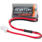 Элемент питания Robiton ER14250-EHR2 ER14250 1/2AA с коннектором PK1 18627 (артикул 28378100) – фото 1
