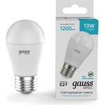 Лампа Gauss Basic Шар 13W 1200lm 4000K E27 LED 10502232 (артикул 29978510) – фото 1