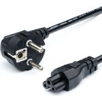 Кабель питания GoPower евровилка cee 7/7-iec 320 c5 1.8м пвх 0.75мм черный 00-00024056 (артикул 26143745) – фото 1