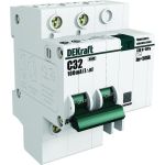 Автоматический выключатель дифференциального тока Schneider Electric со встроенной защитой 1полюс+N 20А 30мА 15158DEK (артикул 18145363) – фото 1