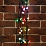 Гирлянда Neon-Night Мультишарики d=17.5мм, 20м, черный ПВХ, 200LED RGB 303-509 (артикул 15689660) – фото 1