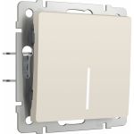 Одноклавишный выключатель WERKEL W1110162 с подсветкой айвори матовый a059279 (артикул 23348355) – фото 1