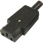 Сетевое кабельное гнездо REXANT 3 pin 10А 25 шт 11-0004 (артикул 16502596) – фото 1