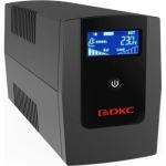 Линейно-интерактивный источник бесперебойного питания DKC 1500 ВА/900 Вт, 1/1, 3xSchuko, USB + RJ45, LCD, 2x8Aч INFOLCD1500S (артикул 21251110) – фото 1