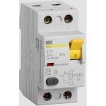 Выключатель дифференциального тока IEK 2п 32A 100mA тип AC ВД1-63 ИЭК MDV10-2-032-100 (артикул 15165062) – фото 1
