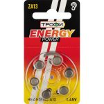 Батарейки Трофи ZA136BL ENERGY POWER Hearing Aid (60/2160/168480) Б0057976 (артикул 26920628) – фото 1