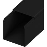 Кабель-канал AGIS ПВХ 60x60 мм Черный 60.03.60.60.200 (артикул 25582947) – фото 1