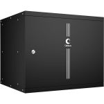 Телекоммуникационный настенный шкаф Cabeus 19"" 9U, серия LIGHT разборный, цвет черный WSC-05D-9U55/45m-BK (артикул 25922189) – фото 1