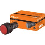 Кнопка TDM с фиксацией SB7-CAL45 d22мм 1з+1р красная SQ0746-0015 (артикул 20030632) – фото 1