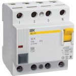 УЗО IEK MDV10-4-050-100 ВД1-63 (артикул 15165672) – фото 1