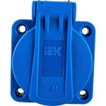 Панельная розетка IEK MAGNUM SCHUKO РП11-3, IP44, синий PSN71-016-3-2-44-K07 (артикул 16523568) – фото 1