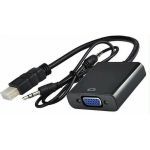 Переходник Pro Legend HDMI to VGA Adapter + AUX кабель, черный PL1136 (артикул 19796992) – фото 1