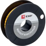 Кабельный маркер EKF PROxima 1,5 мм2 ""6"" 1000 шт. ЕС-0 plc-KM-1.5-6 (артикул 15223728) – фото 1
