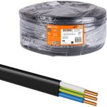 Кабель TDM ВВГ-П нг(А)-LSLTx 3x1,5 ок(N, PE)-0,66 ГОСТ (100м) SQ0117-0209 (артикул 22885635) – фото 1