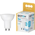 Светодиодная лампа ФОТОН LED MR16 5W GU10 3000K 23988 (артикул 29972696) – фото 1