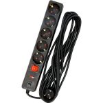 Сетевой фильтр-удлинитель Grisard Electric черный 5 розеток 5 метров GRE-017-1506 (артикул 27182646) – фото 1