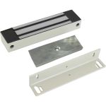 Электромагнитный замок ACCORDTEC ML-295K с уголком (белый) АС5003925 (артикул 28687376) – фото 1