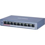 8-ми портовый неуправляемый PoE-коммутатор Hikvision DS-3E0109P-E/M(B) АН5020084 (артикул 17458980) – фото 1