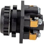 Выключатель TDM кнопочный КЕ 011-У2-исп.2 черный 1з+1р 10A 660B IP40 SQ0753-0006 (артикул 21165964) – фото 1