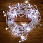Светодиодная гирлянда NEON-NIGHT Твинкл-Лайт 8 режимов, 6м, 40 LED, прозрачный провод, белый 303-175 (артикул 15994560) – фото 1