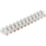 Винтовой зажим General Lighting Systems GZV-3-12-W, 3А, 12 пар, полиэтилен, белый, 1 10 1200 475400 (артикул 16165386) – фото 1