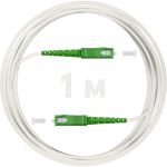 Оптический патч-корд KSC LIGHT PON SC/APC-SC/APC SM G.657A1 (9/125) Simplex 3.0 мм LSZH - 1 м PO-SM7A1-SX3-SCA-SCA-1 (артикул 29123726) – фото 1